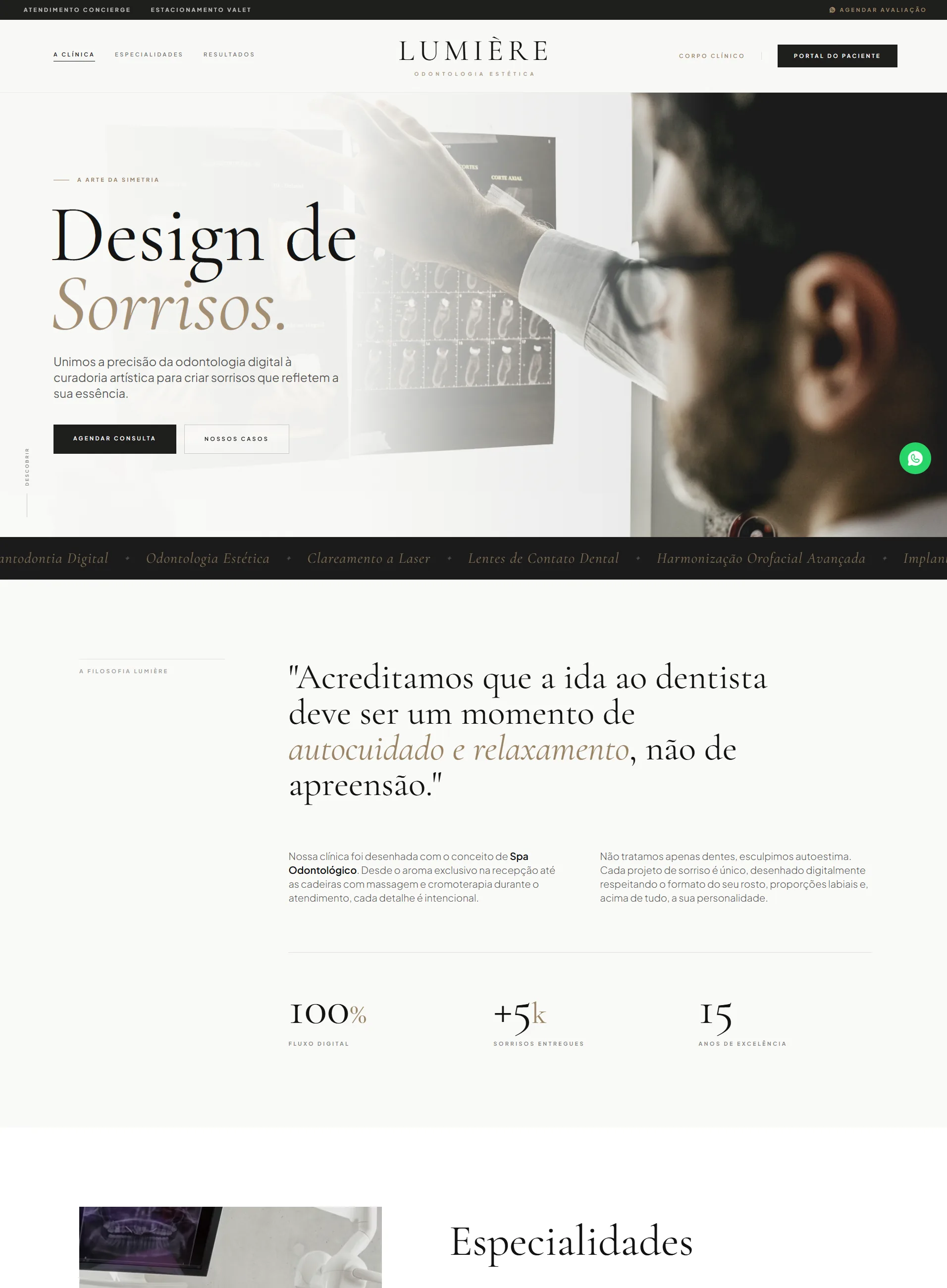 Lumière · Cerâmicas E-max